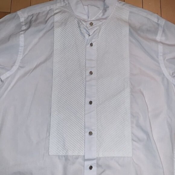 Sartoria Asa man white button down slim fit dress shirt size Large - Picture 3 of 11